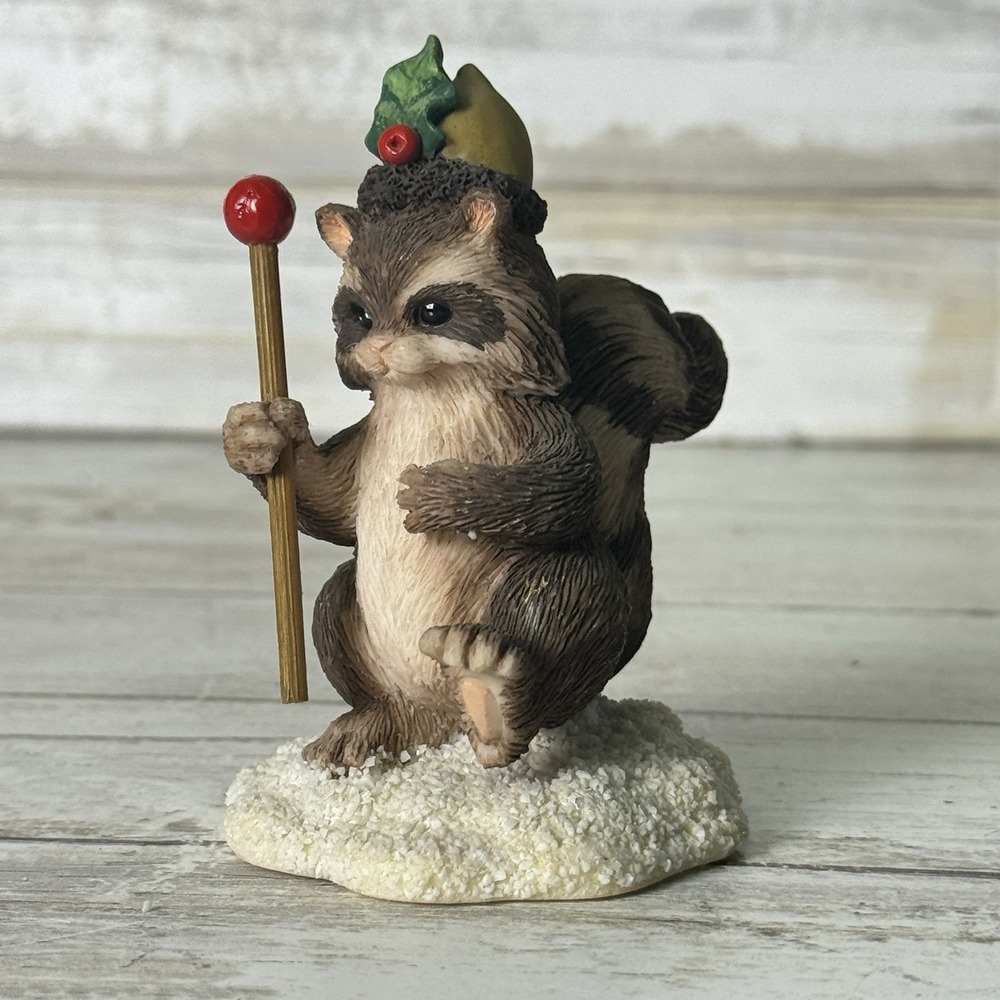 FITZ & FLOYD CHARMING TAILS COLLECTIBLE‎ FIGURINE THE DRUM MAJOR 87/556